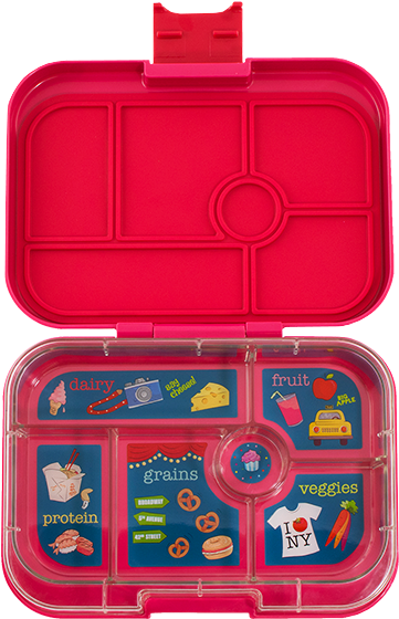 Yumbox Original Lunch Box - Yumbox Original Tribeca Pink (600x600), Png Download