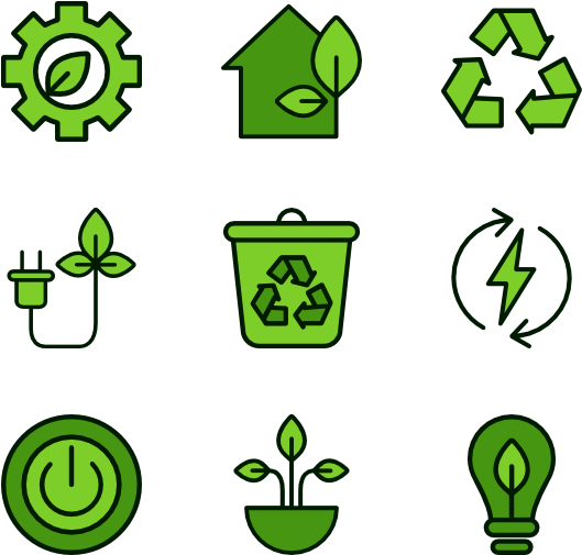 Green Energy 16 Icons - Site Renewable Energy Icon (600x564), Png Download