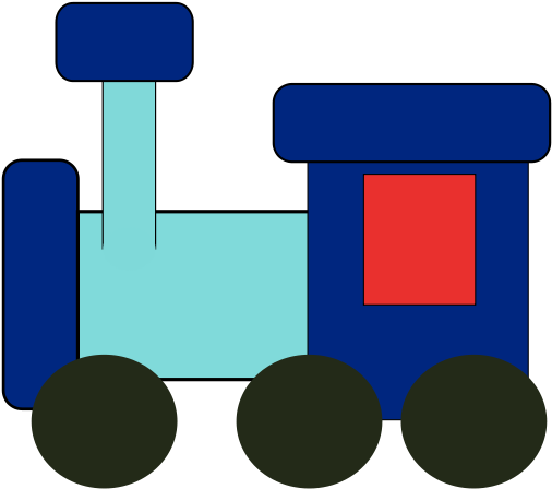 Kiddy Train Clipart Png (424x600), Png Download