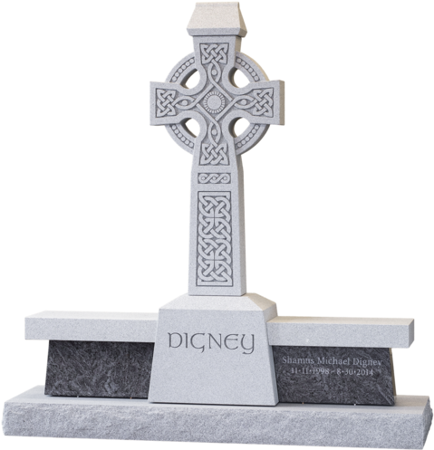 Celtic Monument - Cemetery (500x514), Png Download