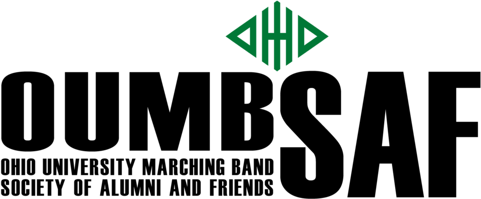 Oumbsaflogo - Ohio University Marching 110 (1000x424), Png Download