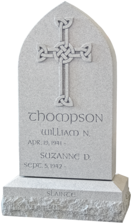 Celtic Headstones For Cemeteries - Monument (300x462), Png Download