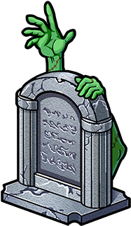 Furniture-spooky Gravestone Render - Headstone (380x380), Png Download