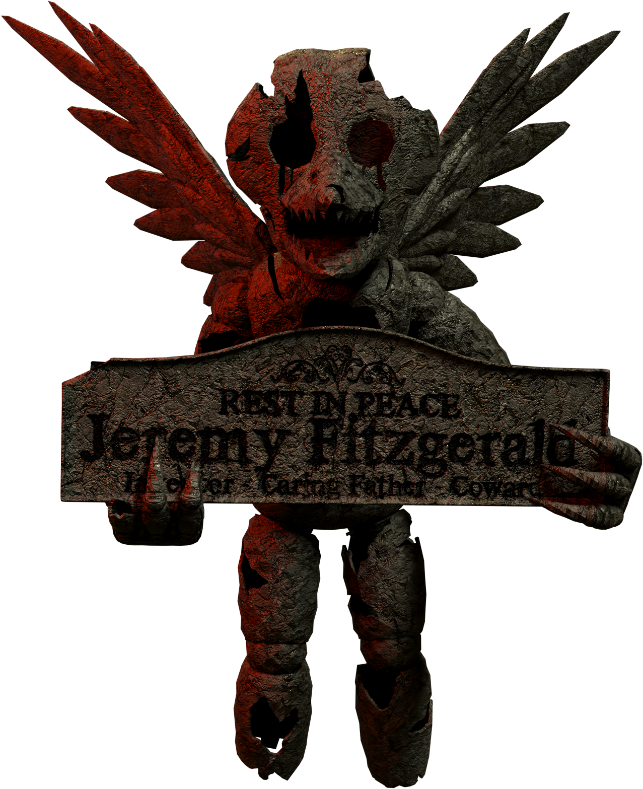 Grave Stone - Grave Stone Popgoes (1291x1610), Png Download
