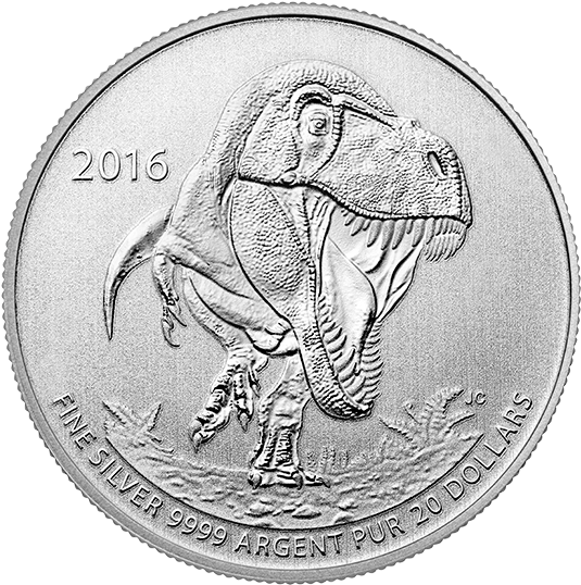 Exchange $20 For $20 - Royal Canadian Mint Dinosaur Coin (570x570), Png Download