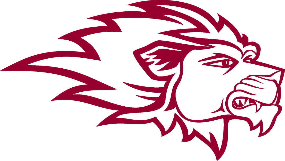 Lion Icon 1 Color Red - College With Red And Yellow Colors (1200x678), Png Download