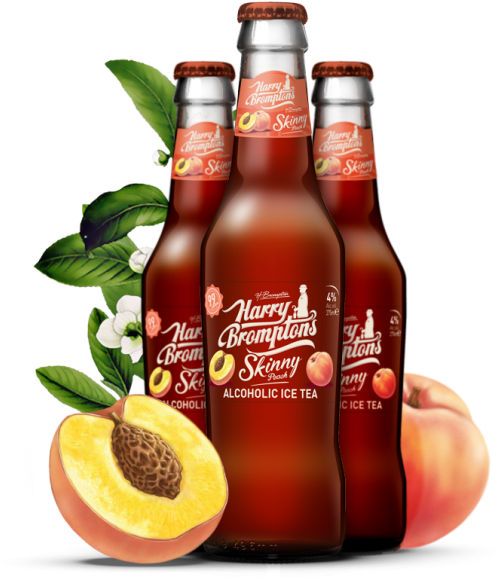 Harry Brompton's Alcoholic Ice Tea Skinny Peach - Harry Brompton's Alcoholic Ice Tea (600x583), Png Download