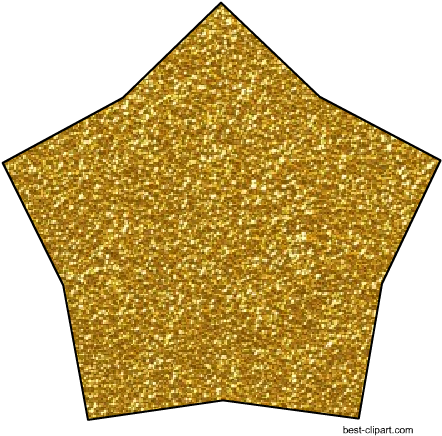 Golden Star Clipart Image Free - Pattern (450x450), Png Download