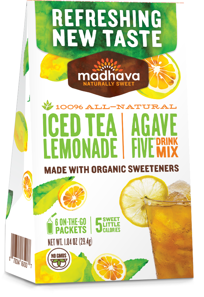 Madhava - All Natural Agave Five Drink Mix - 6 X 0.88 (935x1126), Png Download