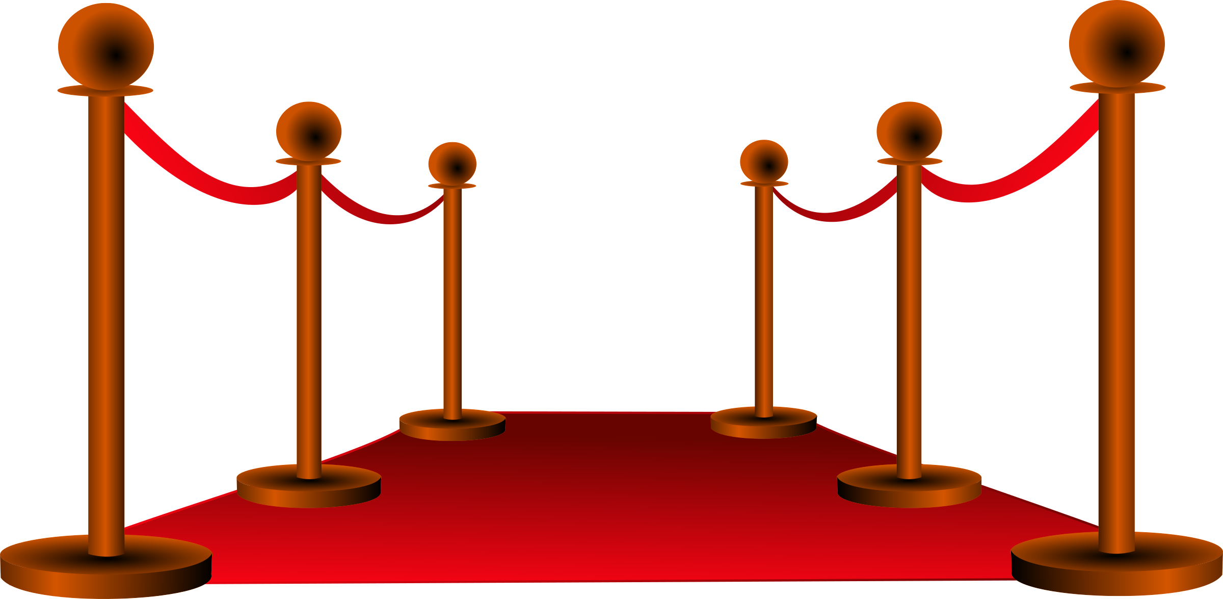 This Free Icons Png Design Of Red Carpet Vip (2400x1175), Png Download