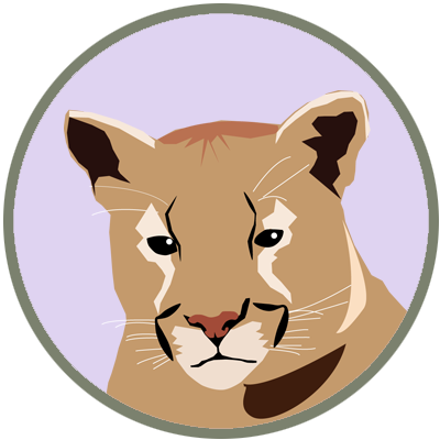Mtn Lion Icon - Cartoon (400x400), Png Download
