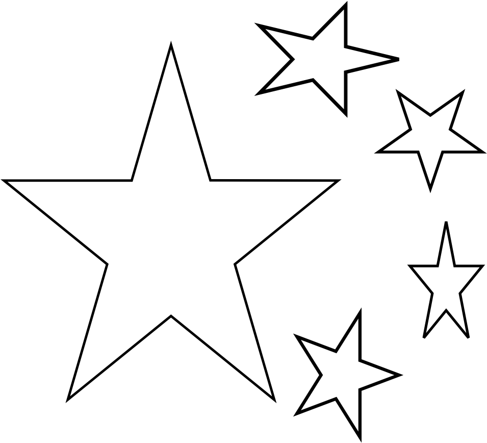 Star Black And White Star Clipart Black And White Bay - Star Background Clipart Black And White (999x999), Png Download