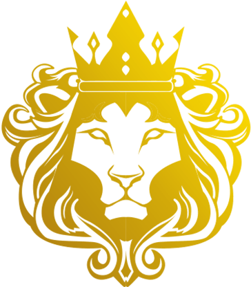 Lion On Buisness Cards (420x420), Png Download