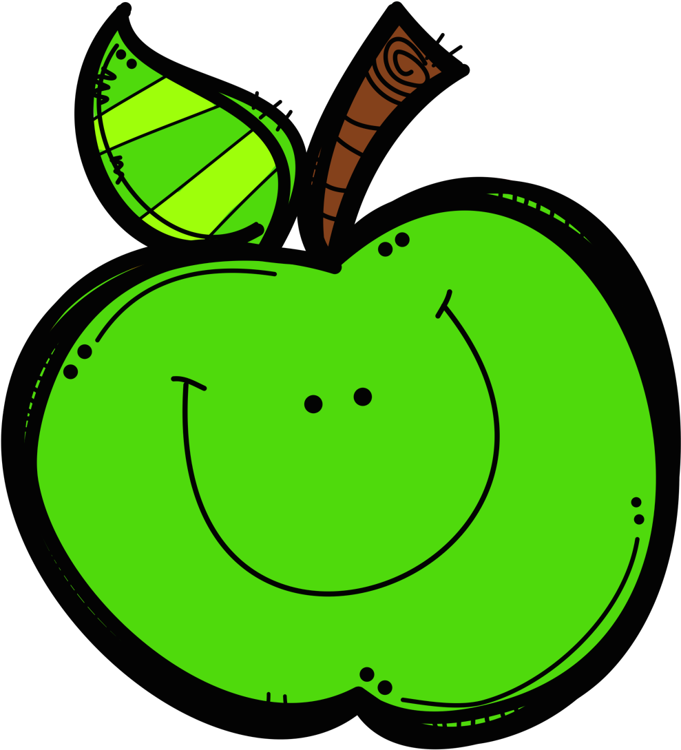 Teacher - Apple Clipart (1094x1231), Png Download