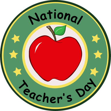 Logo Clipart Teacher - Teacher (385x384), Png Download