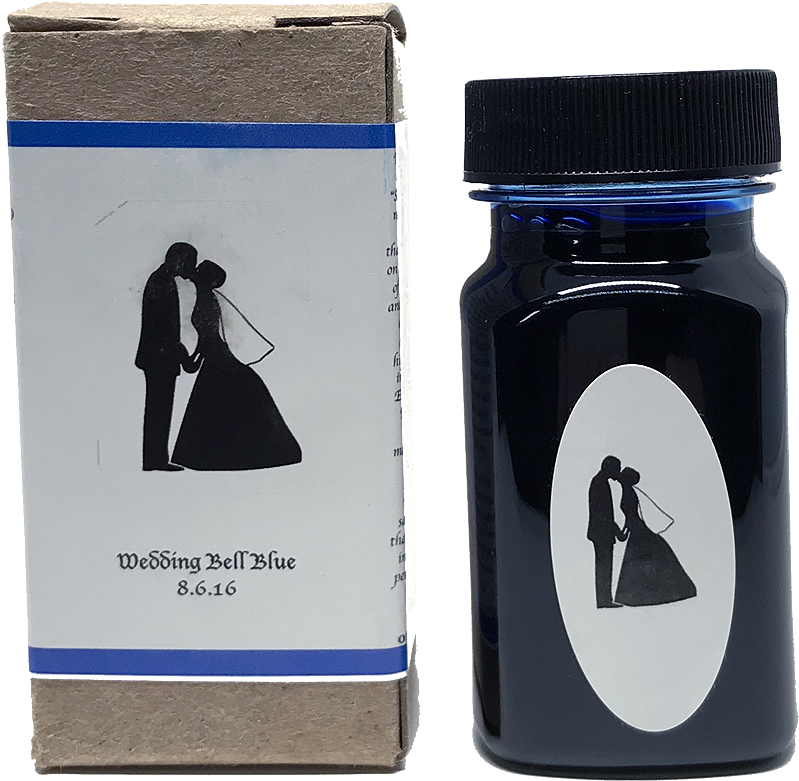 New Wedding Bell Blue - Iron Gall Ink (900x900), Png Download