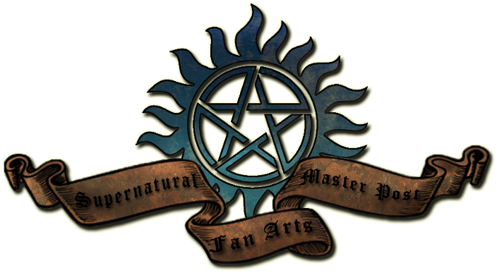 Supernatural Fan Arts Master Post - Supernatural Christmas! Round Ornament (729x402), Png Download