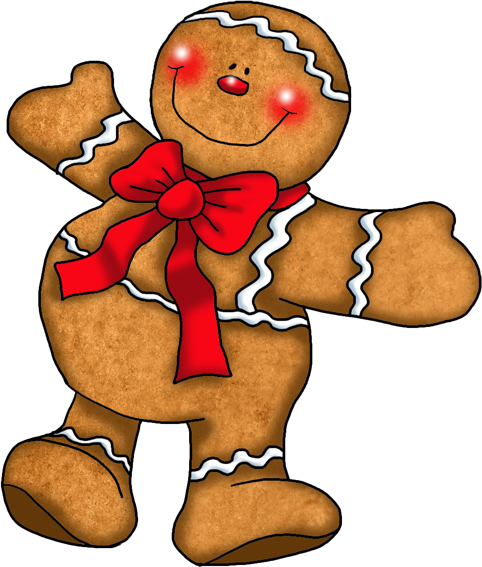 Gingerbread Man - Google Search - Cute Gingerbread Man Clipart (975x1151), Png Download