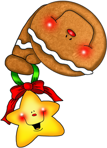 Christmas Clipart, Christmas Tag, Christmas Crafts, - Gingerbread (370x500), Png Download