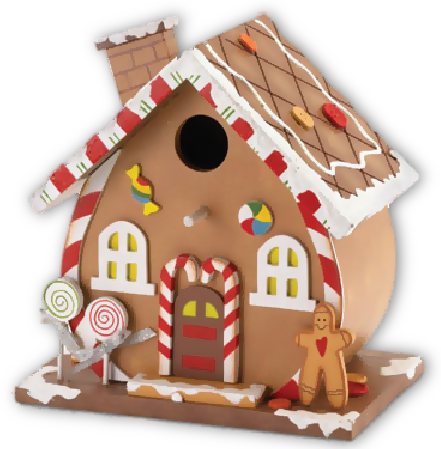 Christmas Png Gingerbread House Ornament Clipartu200b - Hansel & Gretels House Candle Fragrance Oil (441x449), Png Download