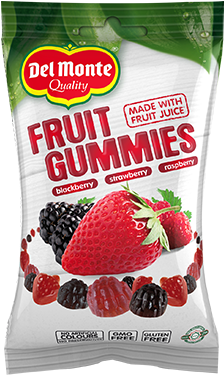 Fruit Gummies Berries - Del Monte 100% Juice, Pineapple Slices - 20 Oz Can (331x505), Png Download