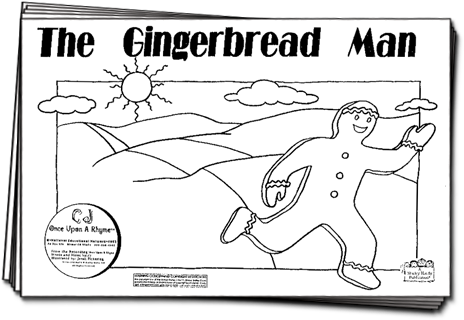 The Gingerbread Man Songcard Set (500x500), Png Download