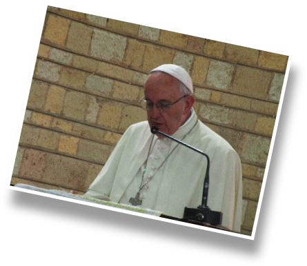 As It Is Dangerous In Mathare To Leave Home In The - Pope (464x396), Png Download