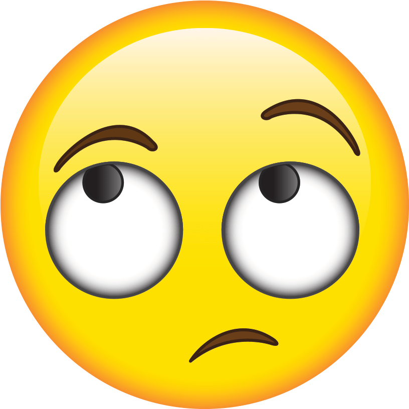 Eye Rolling Emoji Eyes E - Googly Eye Emoji - Free Transparent PNG ...