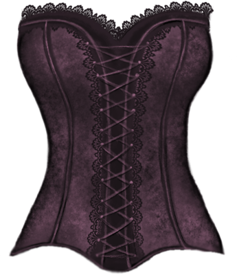 Tubes Corset - Goth Corset Png (345x400), Png Download