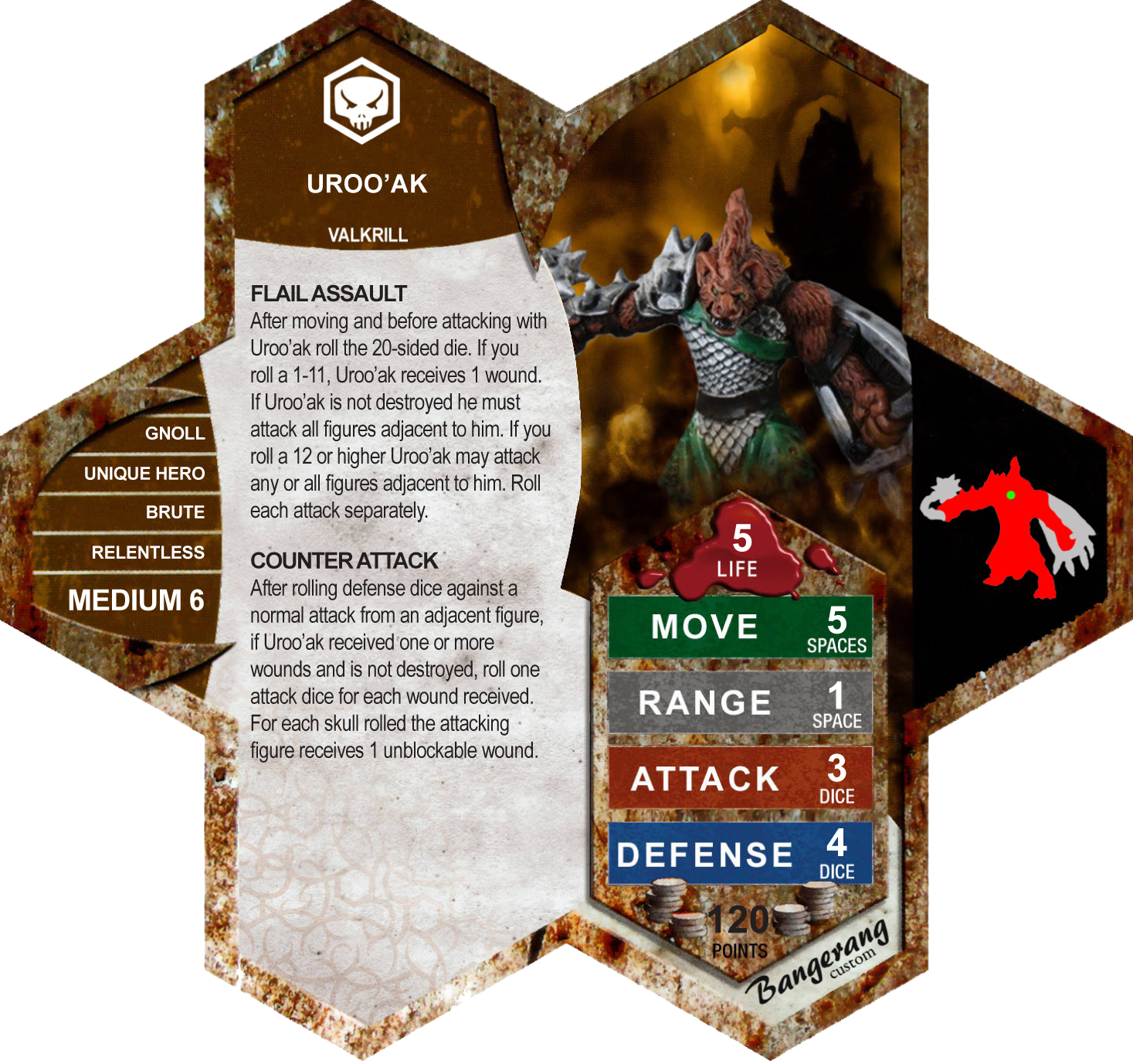 The Book Of Uroo'ak - C3v Heroscape (1467x1377), Png Download