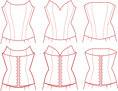 Rigilene Boning , Supplies, Corset Academy - Pattern (415x300), Png Download