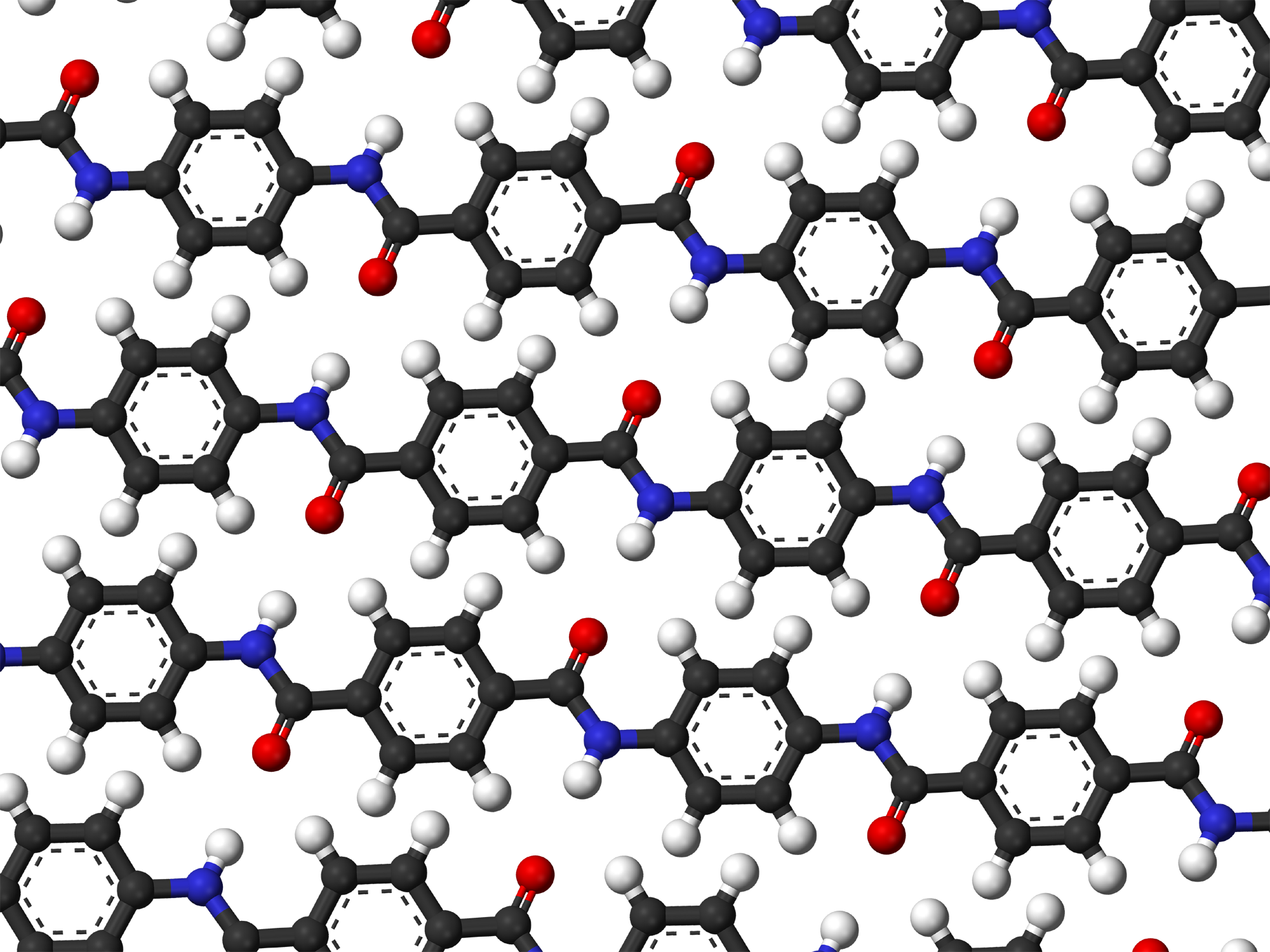 Structure Moleculaire Du Kevlar (1200x900), Png Download