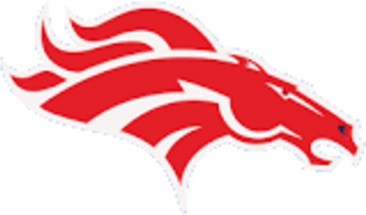 The Brooks College Prep Eagles Defeat The Kenwood Broncos - Broncos Decal (720x575), Png Download