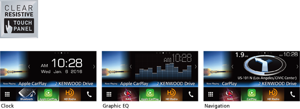 Feature Highlights - Roadentertainmentbundle Kenwood Dnx773s In-dash 2-din (590x214), Png Download