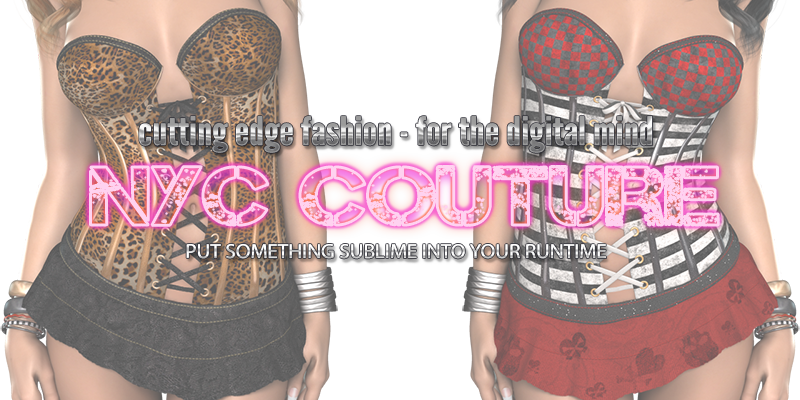 Nyc Couture Rose Raven Corset - Girl (800x400), Png Download