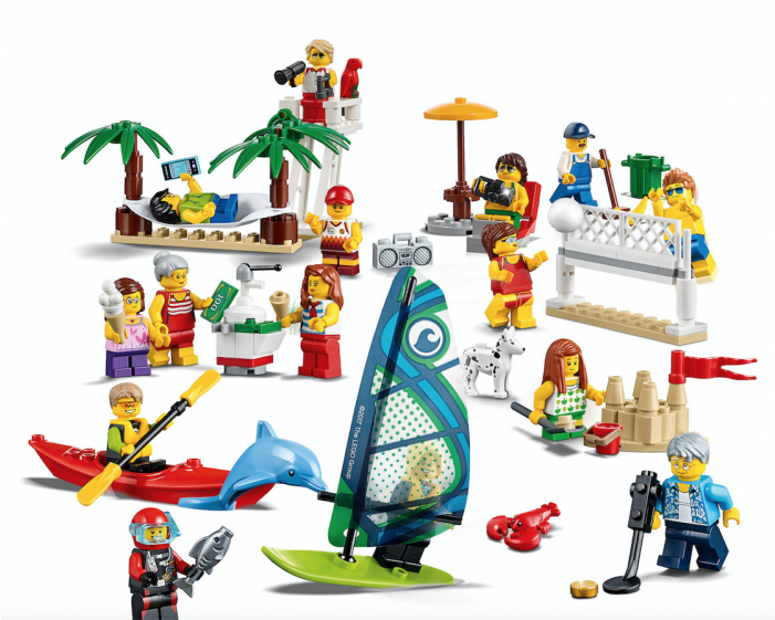 Lego City 5702015865999 60153 People Pack Beach - Lego City Fun In The Beach (700x700), Png Download