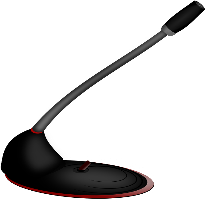 Microphone Clip Art - Microphone Computer Png (600x598), Png Download