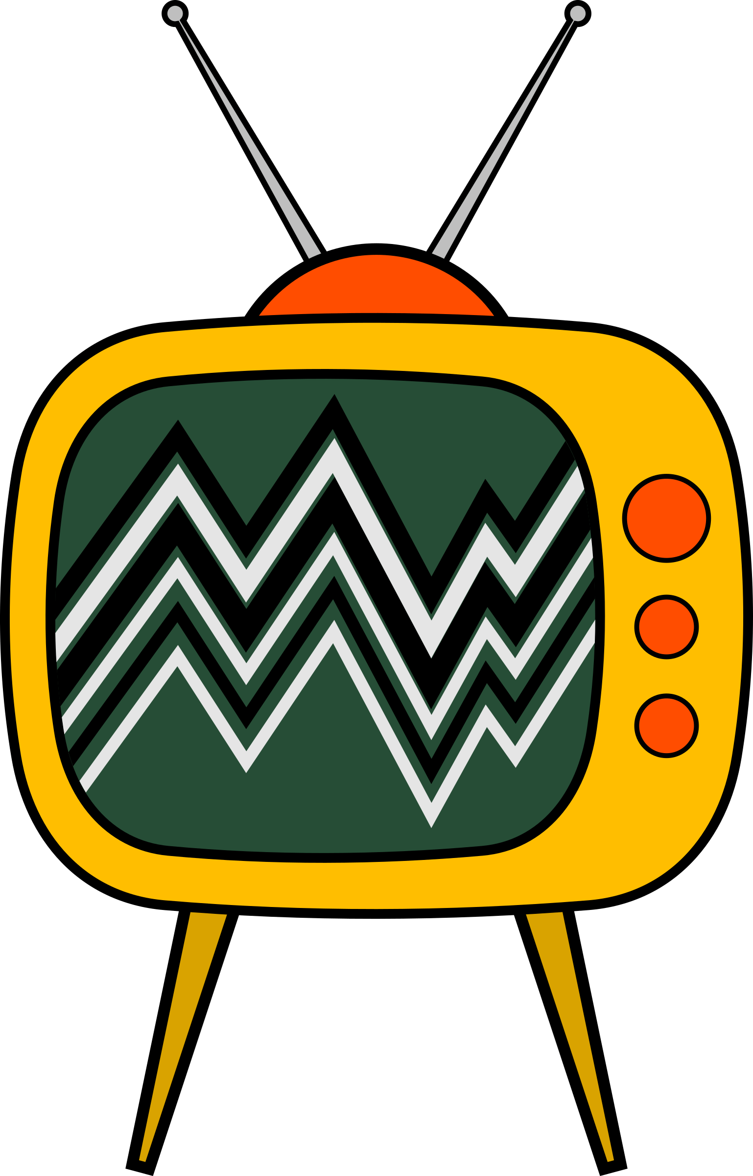 Tv Cartoon Png (1538x2400), Png Download