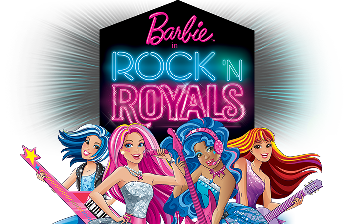 Barbie Rock 'n Royals - Barbie Rock N Royals Png (704x451), Png Download