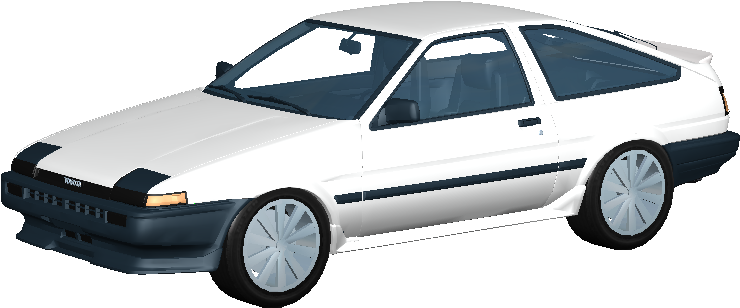 Toyota Ae86 - Roblox Vehicle Simulator Toyota (773x542), Png Download