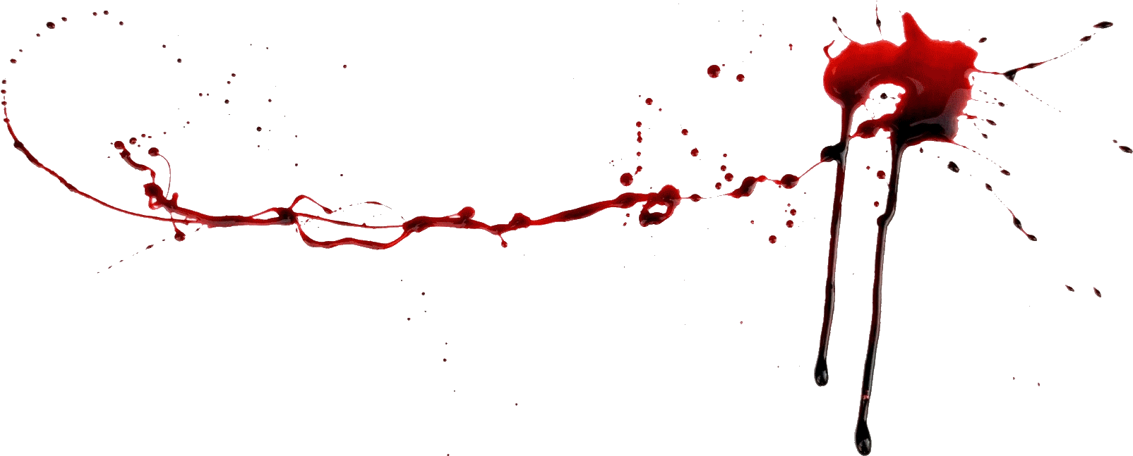 Dripping Line Of Zombie Blood - Angel The Dust Of Years (1619x648), Png Download