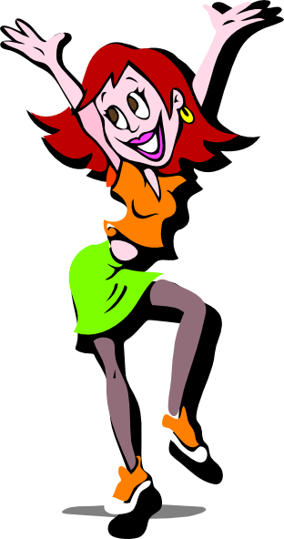 See The Source Image - Happy Woman Clipart (312x592), Png Download