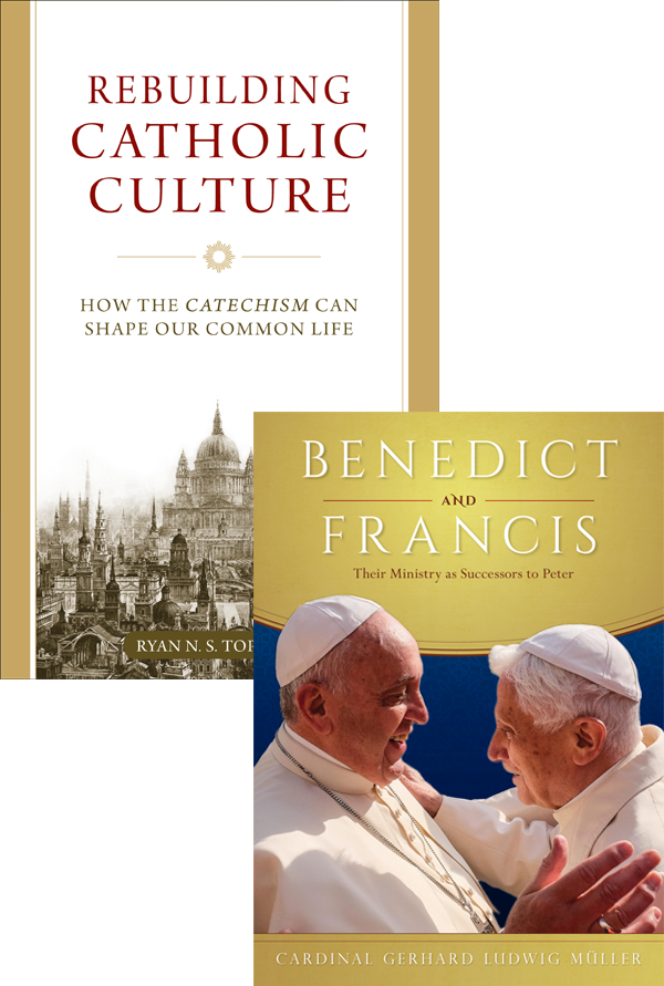 Benedict And Francis Set Book Cover - Rebuilding Catholic Culture: How The Catechism Can (600x891), Png Download