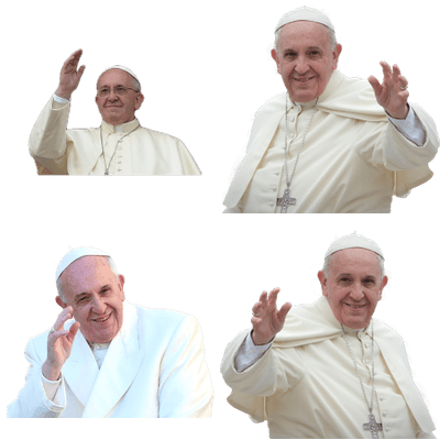 Pope Francis Dublin (400x400), Png Download