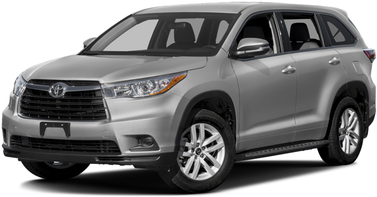 2016 Toyota Highlander Le Lease Offer - 2016 Toyota Highlander Blue (800x520), Png Download
