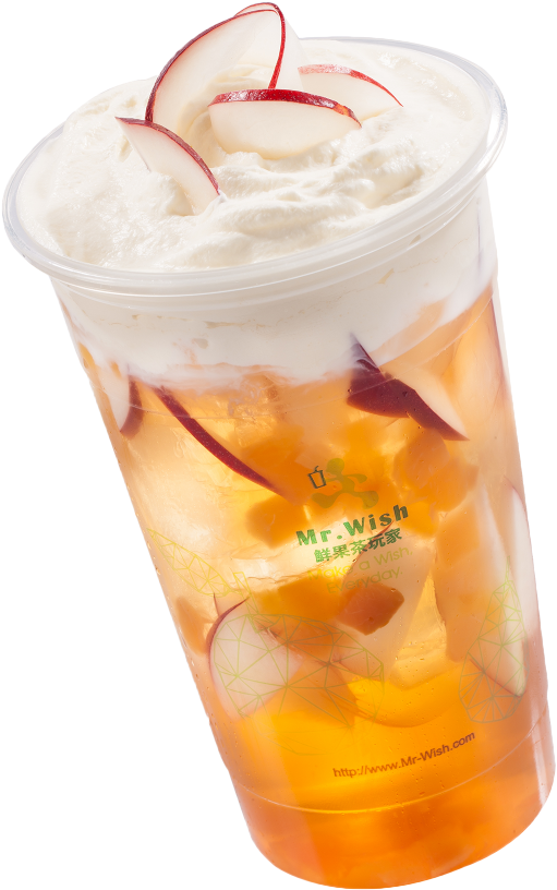 Macchiato Mr Wish Peachteamacchiato - Macchiato Tea (1000x1000), Png Download
