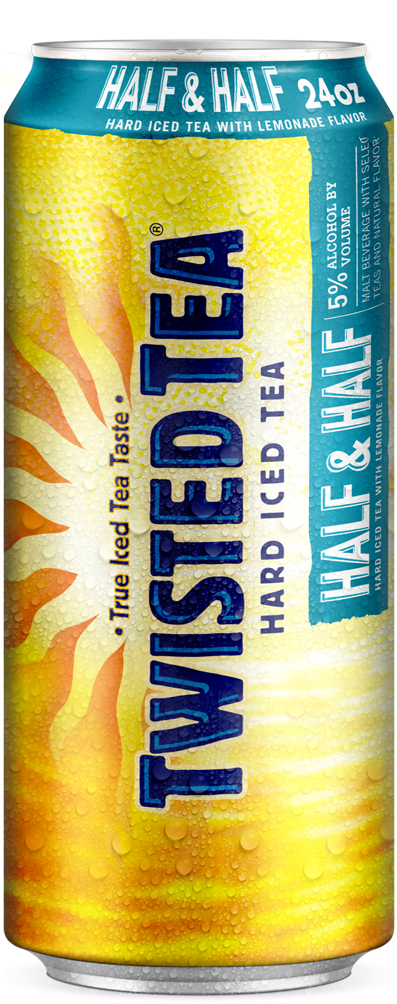 Twisted Tea Half & Half - Twisted Tea Hard Iced Tea, 12 Fl Oz (538x1028), Png Download