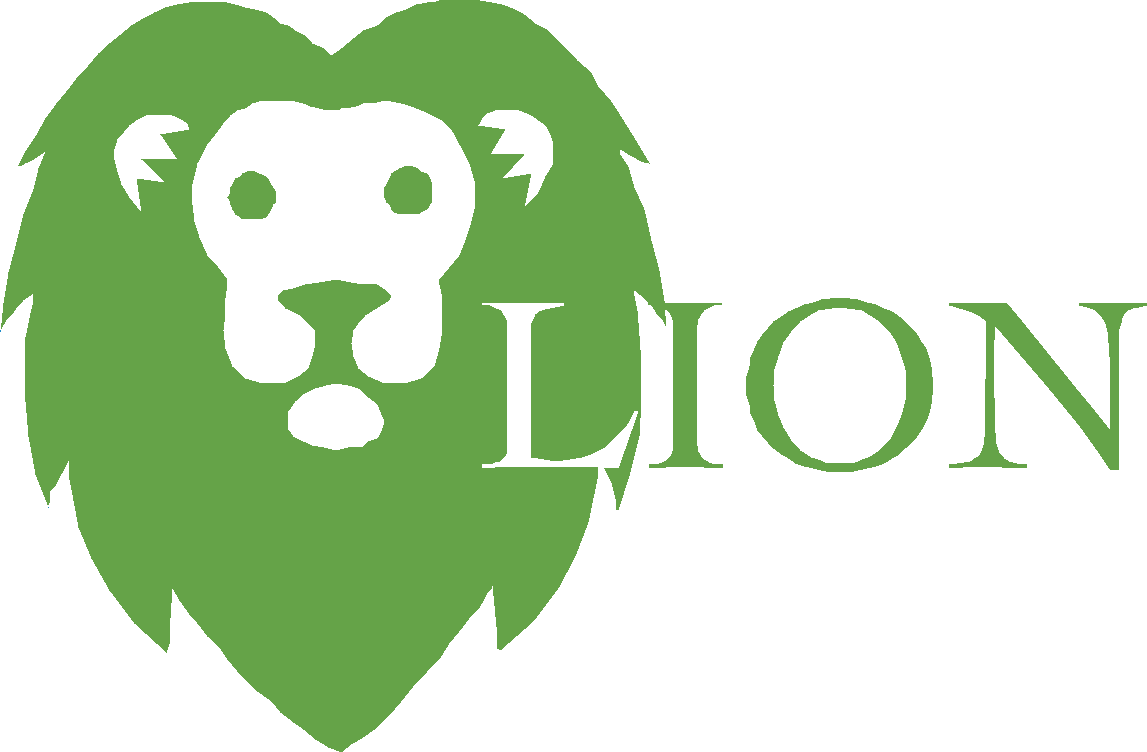 Original Lion Green - Dps Lion (1147x752), Png Download