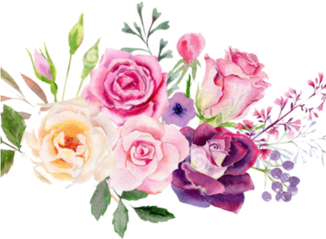 Free Rose Clip Art Watercolor (640x480), Png Download