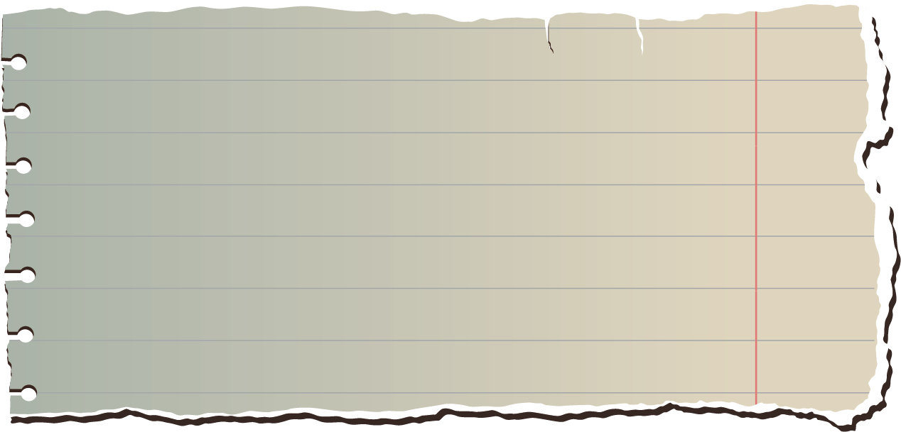 Vector Notes Torn Paper - Old Note Paper Png (1274x619), Png Download